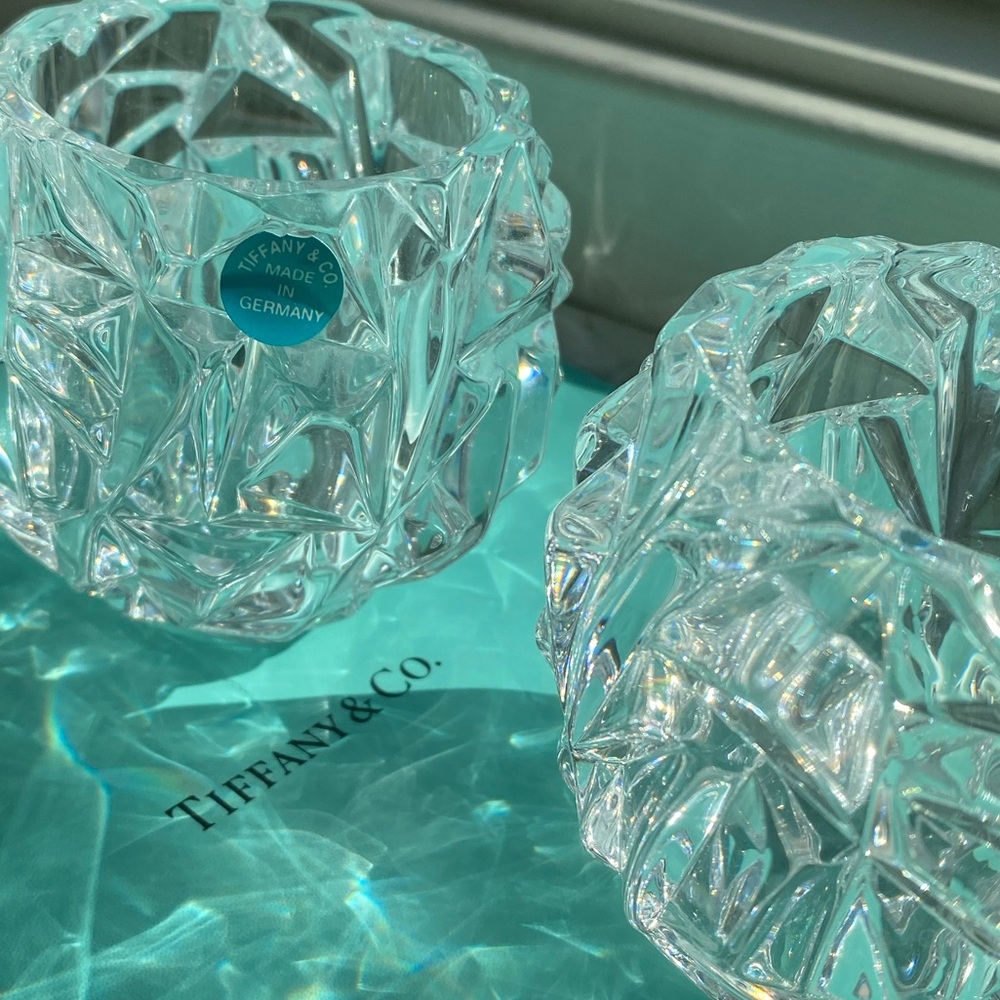 PAIR✨Tiffany Crystal Votive Candle Holders - Picture 5 of 5